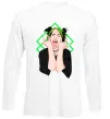 Лонгслів Billie Eilish art Білий фото