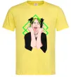 Мужская футболка Billie Eilish art Лимонный фото
