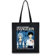 Эко-сумка The end of evangelion Черный фото