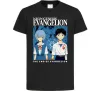 Дитяча футболка The end of evangelion Чорний фото