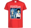 Дитяча футболка The end of evangelion Червоний фото