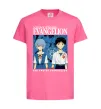 Дитяча футболка The end of evangelion Яскраво-рожевий фото