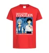 Дитяча футболка The end of evangelion Червоний фото