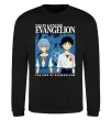 Світшот The end of evangelion Чорний фото