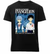 Чоловіча преміум футболка The end of evangelion Чорний фото