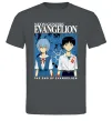 Чоловіча футболка The end of evangelion Графіт фото