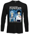 Лонгслів The end of evangelion Чорний фото