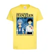 Дитяча футболка The end of evangelion Лимонний фото