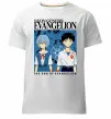 Чоловіча преміум футболка The end of evangelion Білий фото
