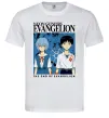 Чоловіча футболка The end of evangelion Білий фото