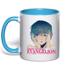 Чашка з кольоровою ручкою