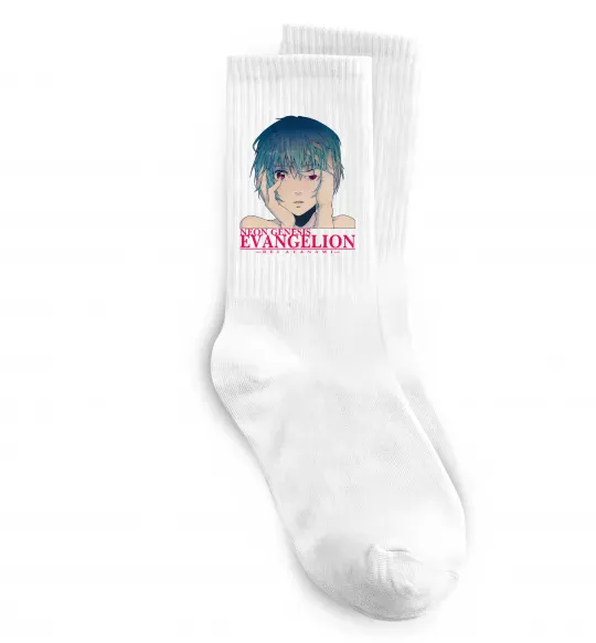 Шкарпетки Rey Ayanami Білий фото
