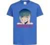 Детская футболка Rey Ayanami Ярко-синий фото