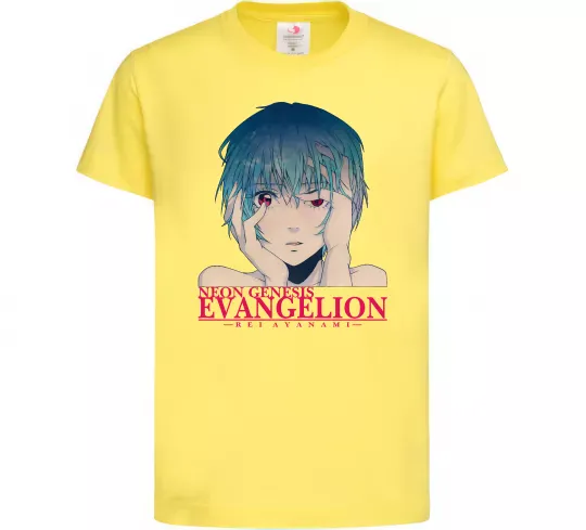 Детская футболка Rey Ayanami Лимонный фото