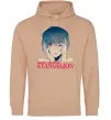 Женская толстовка (худи) Rey Ayanami Песочный фото