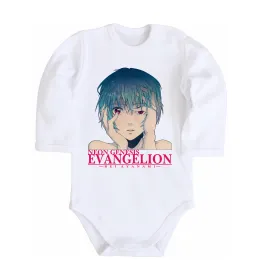 Детский боди Rey Ayanami Белый фото