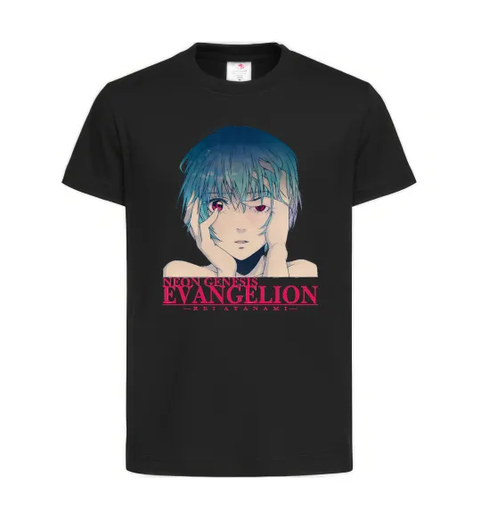 Дитяча футболка Rey Ayanami Чорний фото