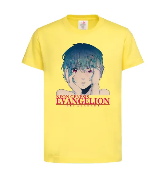 Дитяча футболка Rey Ayanami Лимонний фото