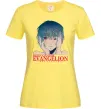 Женская футболка Rey Ayanami Лимонный Женская футболка Rey Ayanami Лимонный фото