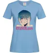 Женская футболка Rey Ayanami Голубой Женская футболка Rey Ayanami Голубой фото