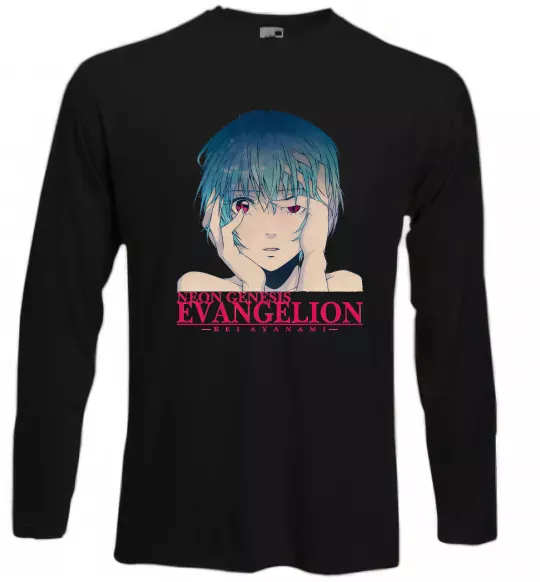 Лонгслив Rey Ayanami Черный фото