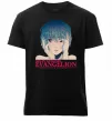 Чоловіча преміум футболка Rey Ayanami Чорний фото
