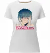 Жіноча преміум футболка Rey Ayanami Білий фото