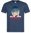 Чоловіча футболка Rey Ayanami Темно-синій фото