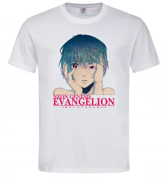 Чоловіча футболка Rey Ayanami Білий фото