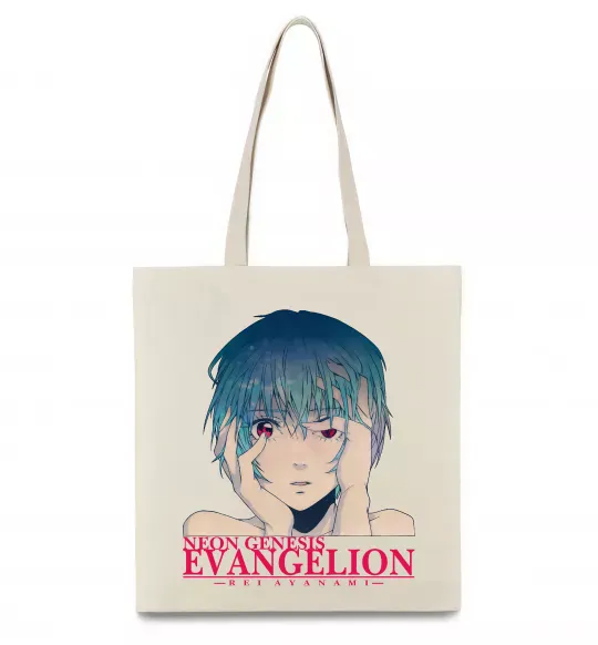 Эко-сумка Rey Ayanami Бежевый фото