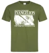 Мужская футболка Neon genesis Evangelion Оливковый фото