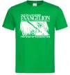 Мужская футболка Neon genesis Evangelion Зеленый фото