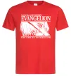 Мужская футболка Neon genesis Evangelion Красный фото