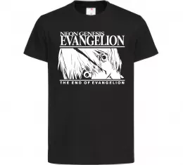 Детская футболка Neon genesis Evangelion Черный фото