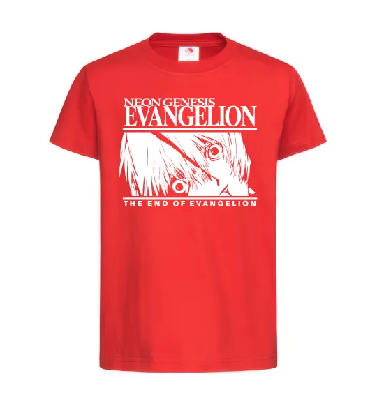 Дитяча футболка Neon genesis Evangelion Червоний фото
