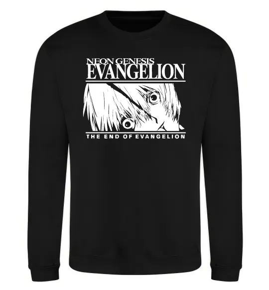 Світшот Neon genesis Evangelion Чорний фото