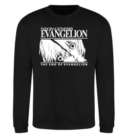 Світшот Neon genesis Evangelion Чорний фото