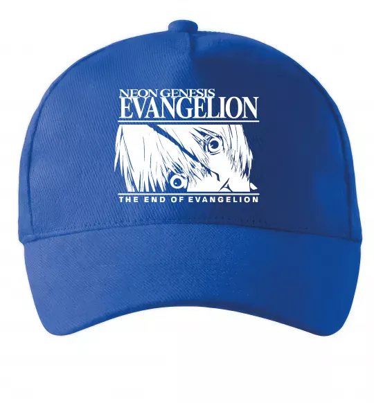 Кепка Neon genesis Evangelion Яскраво-синій фото