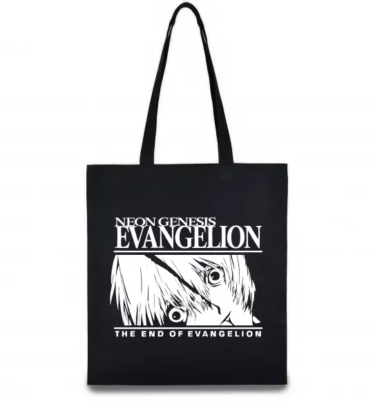 Еко-сумка Neon genesis Evangelion Чорний фото