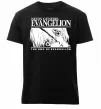 Мужская премиум футболка Neon genesis Evangelion Черный фото