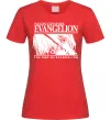 Женская футболка Neon genesis Evangelion Красный фото