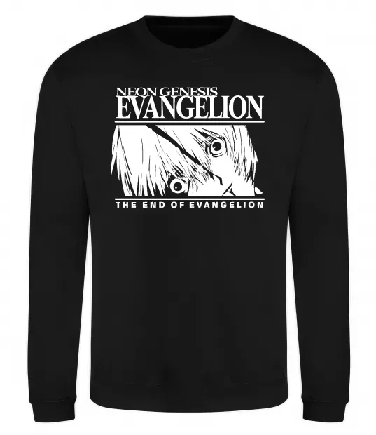 Світшот Neon genesis Evangelion Чорний фото