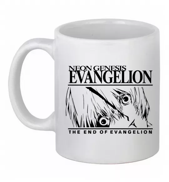 Чашка керамічна Neon genesis Evangelion Білий фото