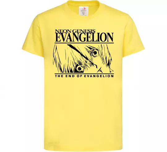 Дитяча футболка Neon genesis Evangelion Лимонний фото