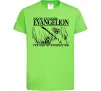 Дитяча футболка Neon genesis Evangelion Лаймовий фото