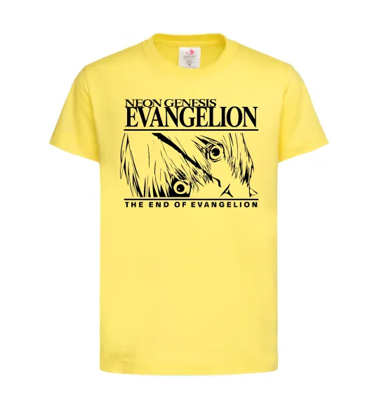 Дитяча футболка Neon genesis Evangelion Лимонний фото