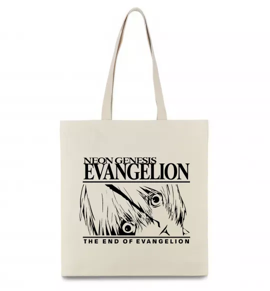 Еко-сумка Neon genesis Evangelion Бежевий фото