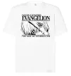 Футболка Оверсайз Neon genesis Evangelion Білий фото