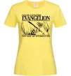 Женская футболка Neon genesis Evangelion Лимонный фото