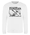 Світшот Neon genesis Evangelion Білий фото